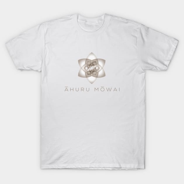 Ahuru Mowai Lotus T-Shirt by TheVectorMonkeys
